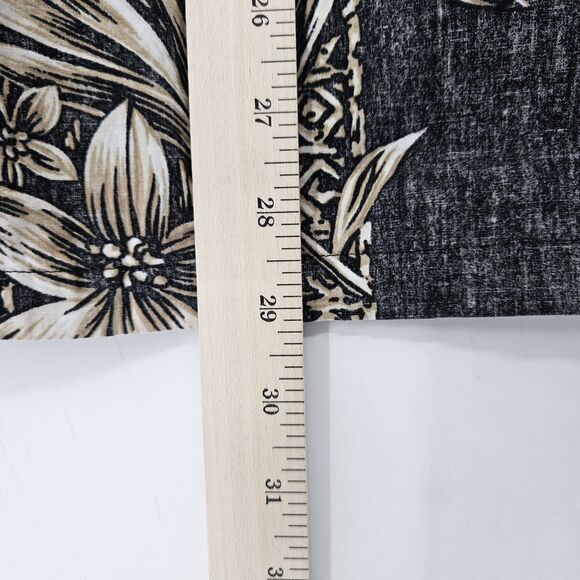 Cooke Street Shirt Mens Large Hawaiian Short Sleeve Floral Button Reverse Print - Picture 7 of 11